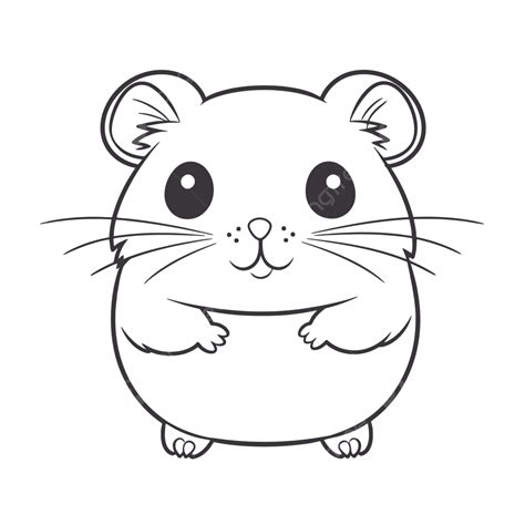 Hamster Coloring Pages Easy Coloring Pages