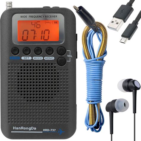 HanRongDa HRD-737 AM FM SW AIR VHF CB Portable Radio …