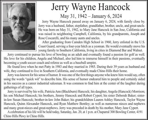 Hancock md newspaper obituaries.  Read recent and archived notices online.  Re...