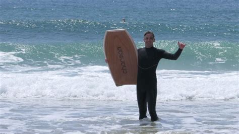 Hand Crafted Wooden Bodyboard - A Sustainable Solution