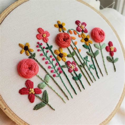 Hand Embroidery Patterns Flowers