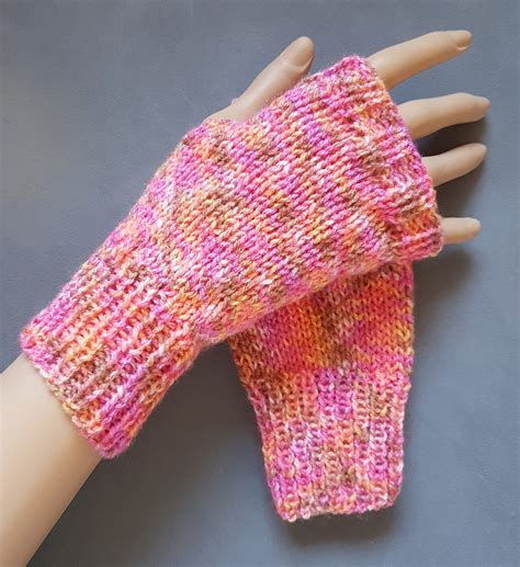 Hand Knit Wrist Warmers - Etsy