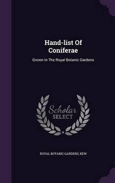 Hand List Of Coniferae