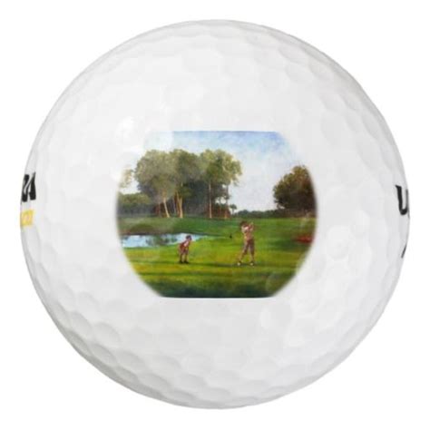 Hand Painted Photo Golf Balls Zazzle