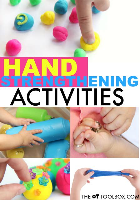 Hand Strengthening Exercises for Kids - The OT Toolbox