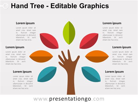 Hand Tree Powerpoint Diagram Presentationgo
