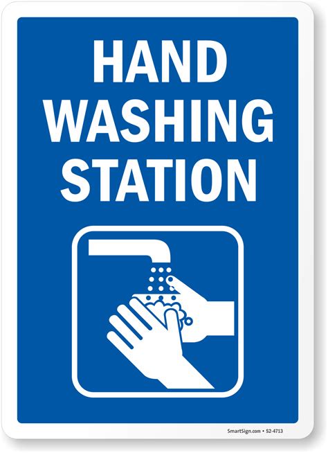 Hand Wash Signage Printable