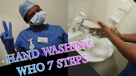 Hand Washing Using WHO 7 Steps of hand hygiene Simple PPE …