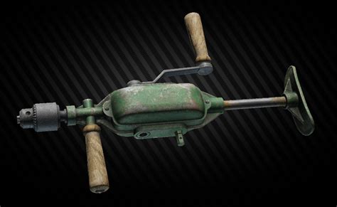 Hand drill tarkov. Bottle of OLOLO Multivitamins (Vitam.) is an item in Escape from Tarkov. A bottle with multivitamins. A demanded item in conditions of reduced immunity. 10 need to be found in raid for the quest Crisis 1 needs to be obtained for the Medstation level 1 Medbag SMU06 Medcase Sport bag Dead Scav Ground cache Buried barrel cache Medical supply crate … 