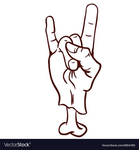 Hand signal for the devil. The rock and roll hand symbol, also known as the “devil horns” or “metal horns,” is a hand gesture associated with rock and heavy metal music, symbolizing a … 