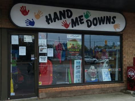 Hand-me-downs. Hand-me-down is used to describe things, especially clothes, which have been used by someone else before you and which have been given to you for your use. … 