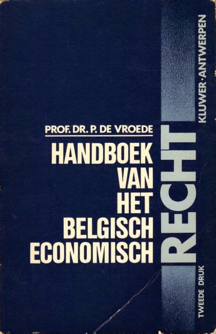Handboek van het belgisch economisch recht. - The africans who wrote the bible.