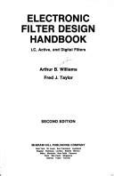 Handbook Of Electronic Filter Designelectronic Financial Services Technology And Management
