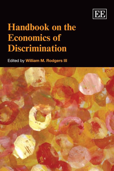 Handbook On The Economics Of Discrimination Elgar Original Reference