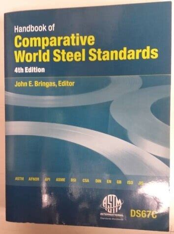 Handbook comparative world steel standards 4th edition. - Una guía de campo para perderse por solnit rebecca 2006 libro en rústica.