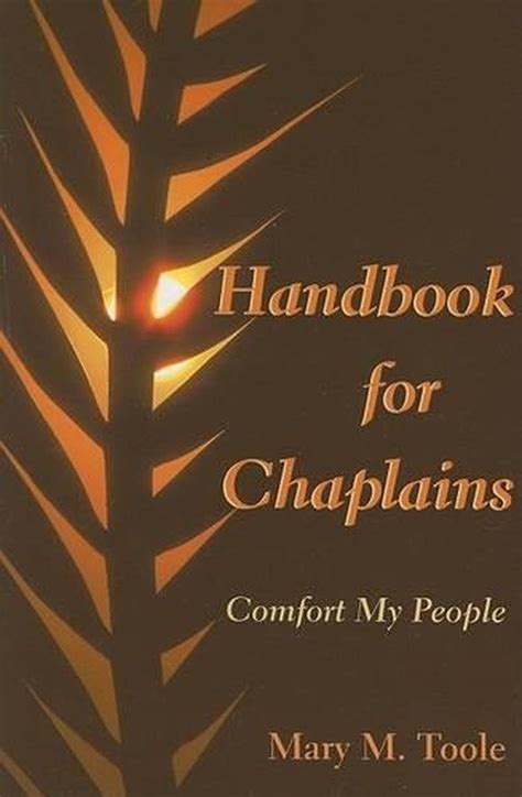 Handbook for chaplains comfort my people. - Mike meyers a guide to managing and troubleshooting pcs second edition 2nd edition.