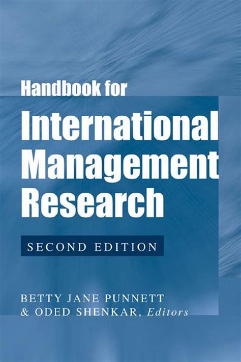 Handbook for international management research by betty jane punnett. - 2009 honda accord euro owners manual.