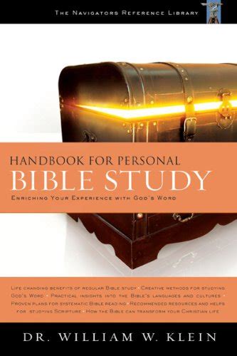 Handbook for personal bible study by william wade klein. - Manuale di soluzioni per la progettazione di impianti heragu.