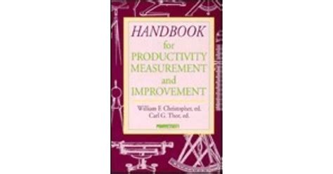 Handbook for productivity measurement and improvement. - Renault laguna service and repair manual 1994 2000 haynes service and repair manual series.