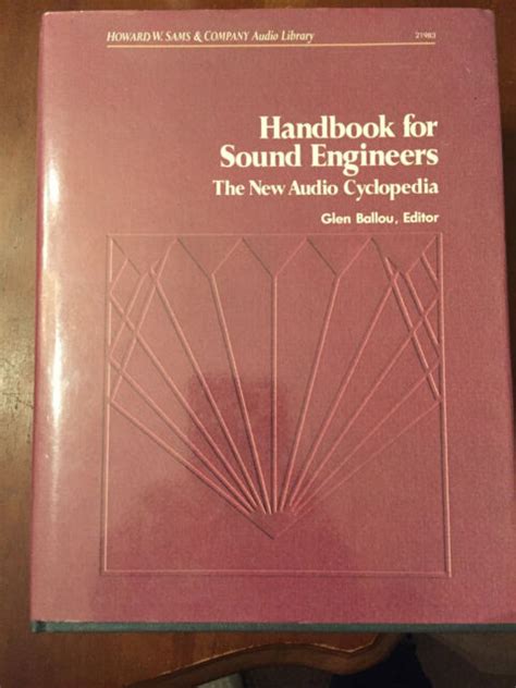 Handbook for sound engineers the new audio cyclopedia. - Bosch automotive handbook 1st english edition.