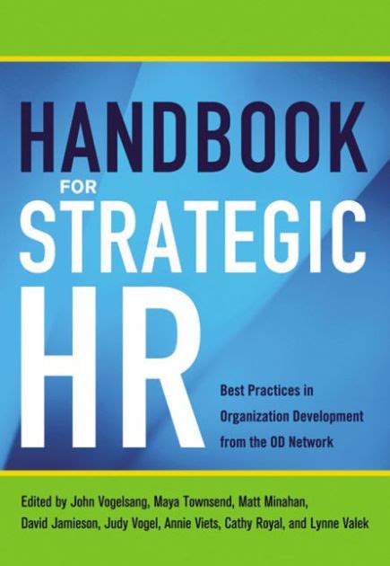 Handbook for strategic hr best practices in organization development from the od network. - Présentation des activités du cesao actuel.