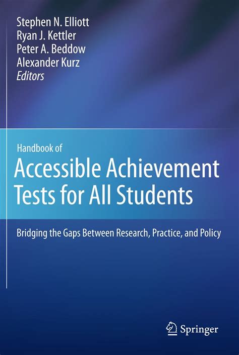 Handbook of accessible achievement tests for all students bridging the. - Manuale di servizio al mercurio 200.