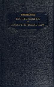 Handbook of american constitutional law by henry rottschaefer. - Schumanns schatten. variationen uber mehrere personen.