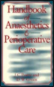 Handbook of anaesthetics and perioperative care by jose ponte. - Ge advantium 120 technical service guide.