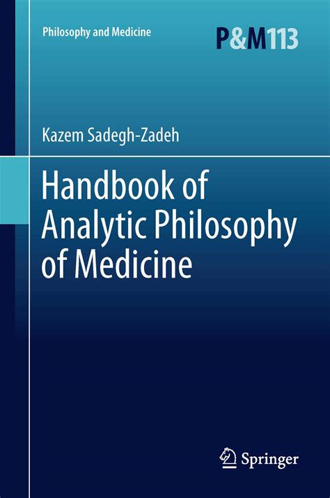 Handbook of analytic philosophy of medicine 113 philosophy and medicine. - Manuale di metodi numerici soluzione torrent.