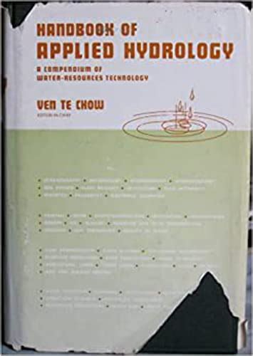 Handbook of applied hydrology a compendium of water resources technology. - Tale of the blue monkey ghosts of fear street 29.
