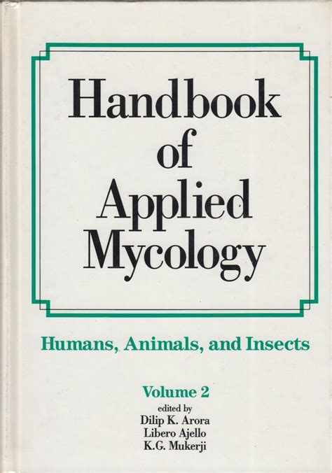 Handbook of applied mycology vol 2 humans animals and insects. - Honda integra dc2 95 b18c service manual.