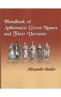 Handbook of ashkenazic given names and their variants. - Overcoming obsessive compulsive disorder a self help guide using cognitive.