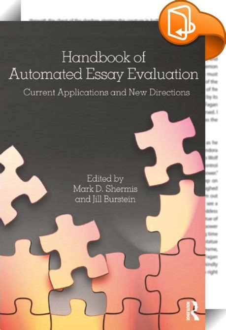 Handbook of automated essay evaluation handbook of automated essay evaluation. - Samsung smh1816b smh1816w smh1816s service manual repair guide.epub.
