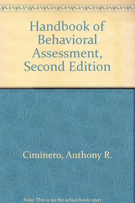 Handbook of behavioral assessment by anthony r ciminero. - M. ernst stockmanns, p.l.c., poetische schrifft-lust, oder, hundert geistliche madrigalen.