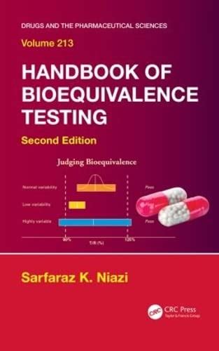 Handbook of bioequivalence testing second edition drugs and the pharmaceutical sciences by sarfaraz k niazi 2014 10 29. - Multiple choice questions in clinical examination.