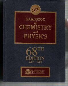 Handbook of chemistry and physics 68th edition. - Un libro para renacer cada día.