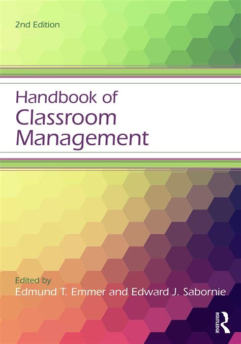 Handbook of classroom management by edmund emmer. - Durchführung der kirchlichen reformen josephs ii. in vorderösterreichischen breisgau ....