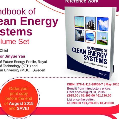 Handbook of clean energy systems 6 volume set by jinyue yan. - A440f transmission repair manual valve body.