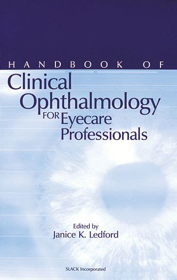 Handbook of clinical ophthalmology for eye care professionals. - Free 2001 honda recon repair manual.