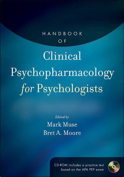 Handbook of clinical psychopharmacology for psychologists by mark muse. - Manuale gh700 di porco nero e terroso.