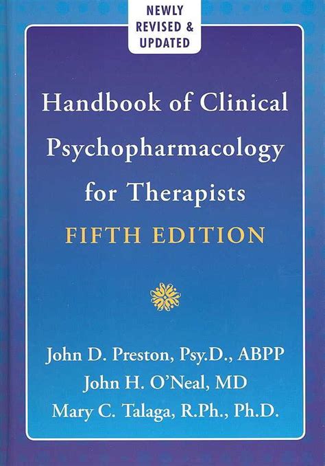 Handbook of clinical psychopharmacology for therapist. - Manual practico del teckel/ guide to owning a dachshund (animales de compania/ companion animals).