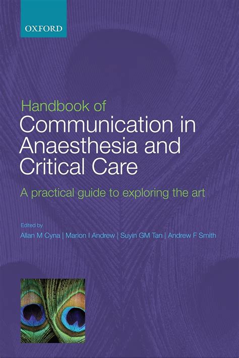 Handbook of communication in anaesthesia critical care a practical guide. - De la fuga a la fuga.