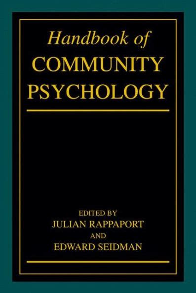 Handbook of community psychology by julian rappaport. - The wall street journal guide to understanding money investing.
