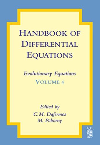 Handbook of differential equations evolutionary equations volume 4. - Onan es series service handbuch cummins onan generator reparaturbuch 900 0335.
