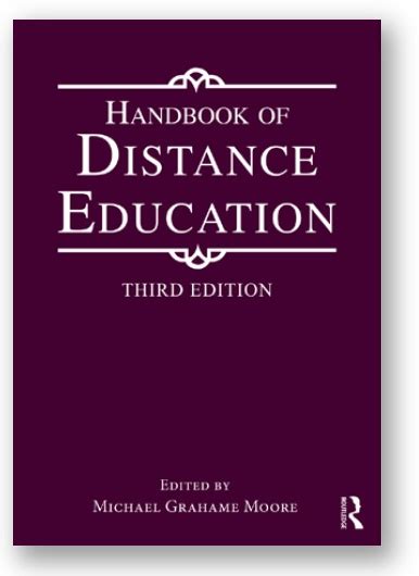 Handbook of distance education 3rd edition. - Ausbund, das ist, etliche schoene christliche lieder.