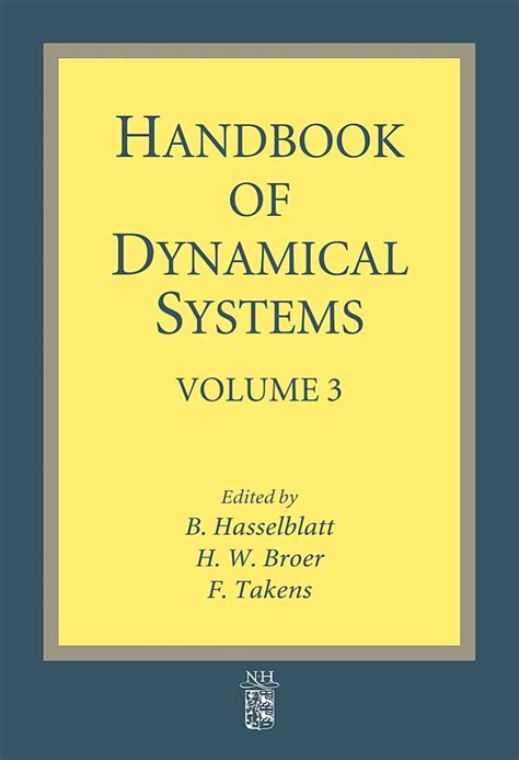 Handbook of dynamical systems volume 3. - World history online textbook prentice hall.