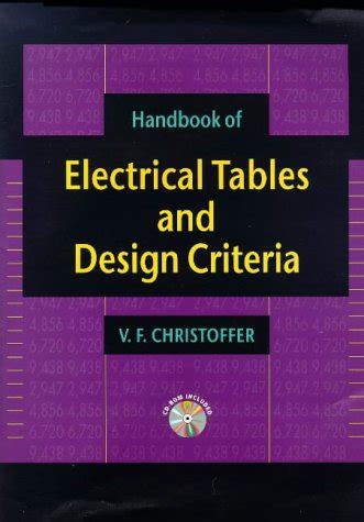 Handbook of electrical tables and design criteria by v f christoffer. - Kenosis sabiduria y compasion en los evange..