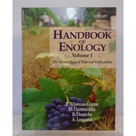 Handbook of enology the microbiology of wine and vinifications. - System dynamics solutions manual 4th edition.