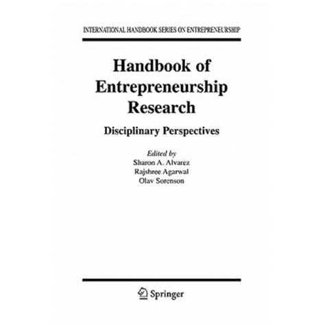 Handbook of entrepreneurship research disciplinary perspectives. - 1998 mitsubishi triton diesel 4x4 workshop manual.