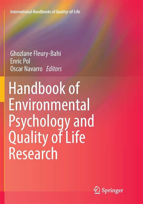 Handbook of environmental psychology and quality of life research international handbooks of quality of life. - Horror the film reader by mark jancovich.